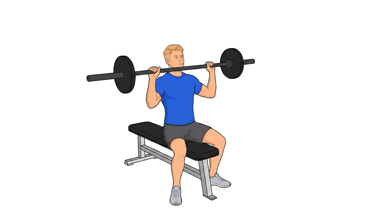 Seated Barbell Press (Michael)