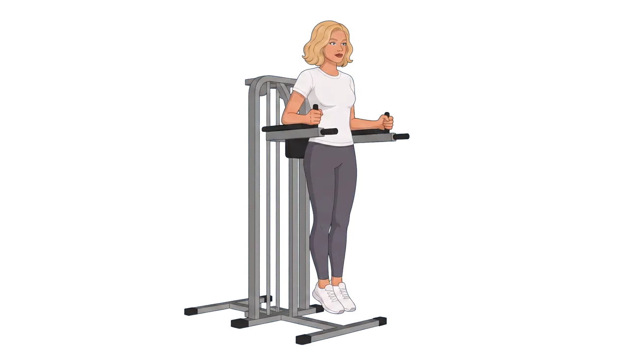 Captain's Chair Leg Raise (Cindy)