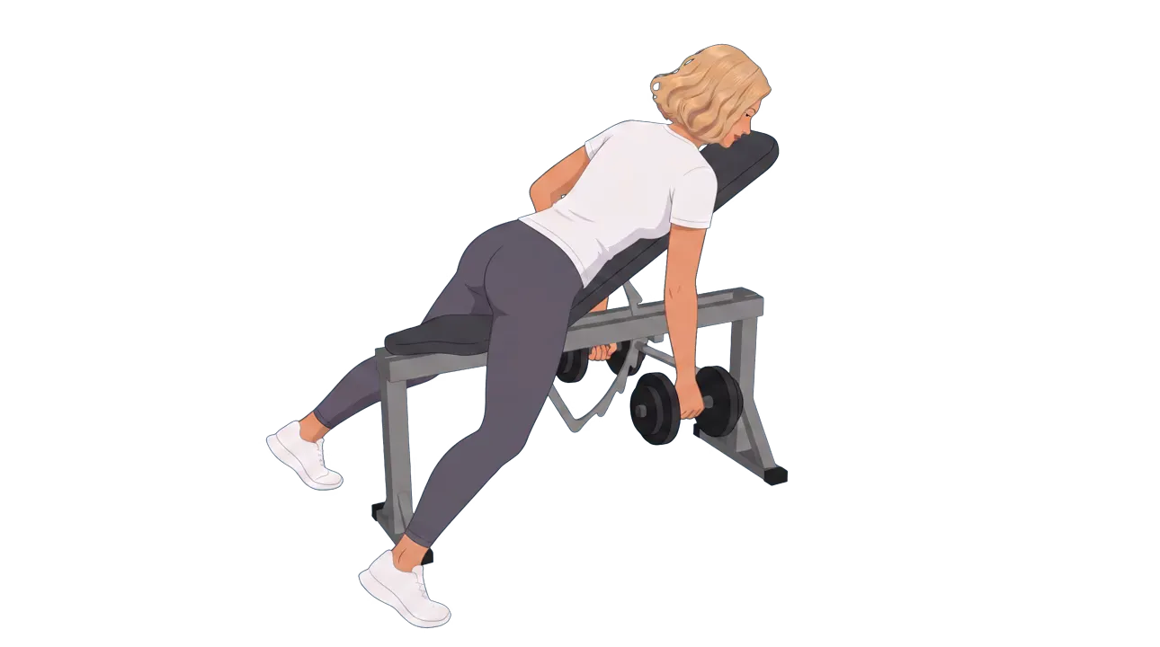 Chest-Supported Dumbbell Row (Cindy)