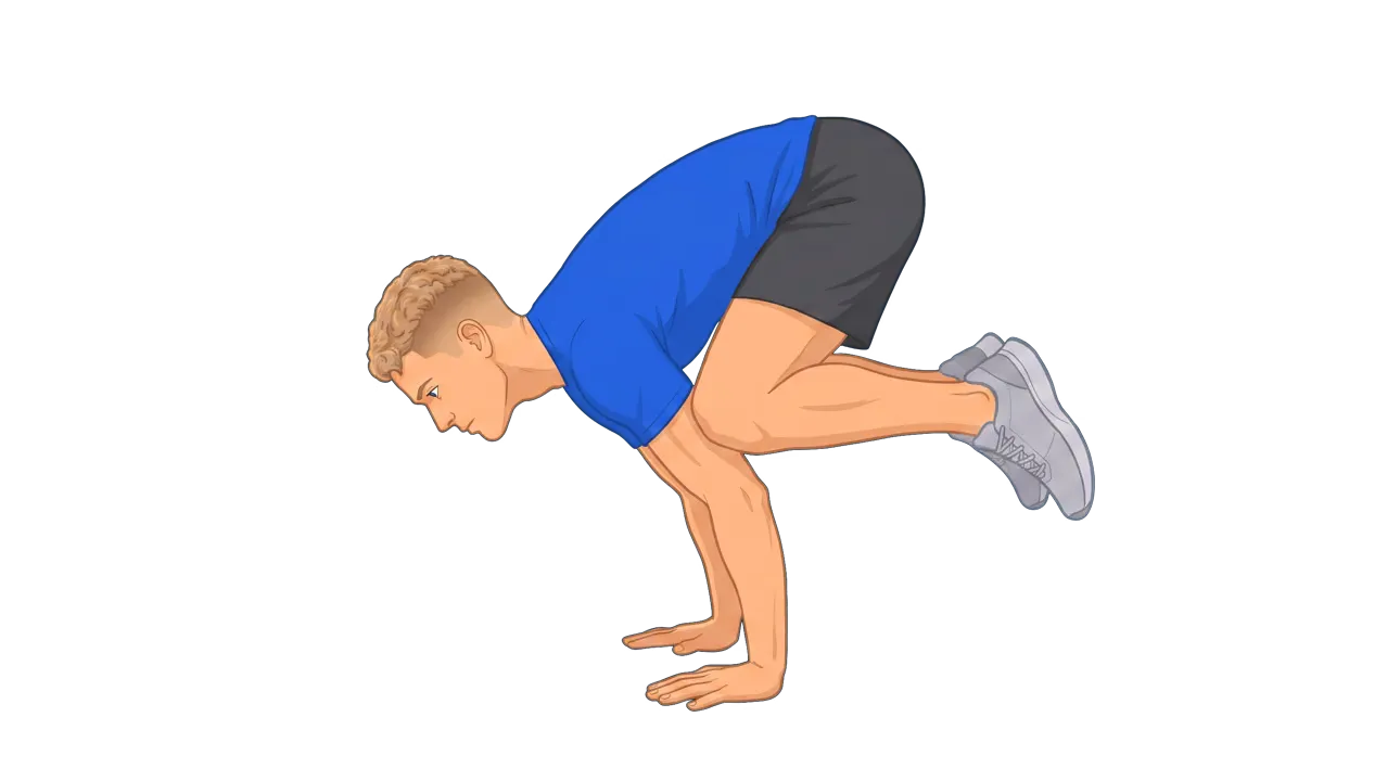 Crow Pose (Bakasana) (Michael)