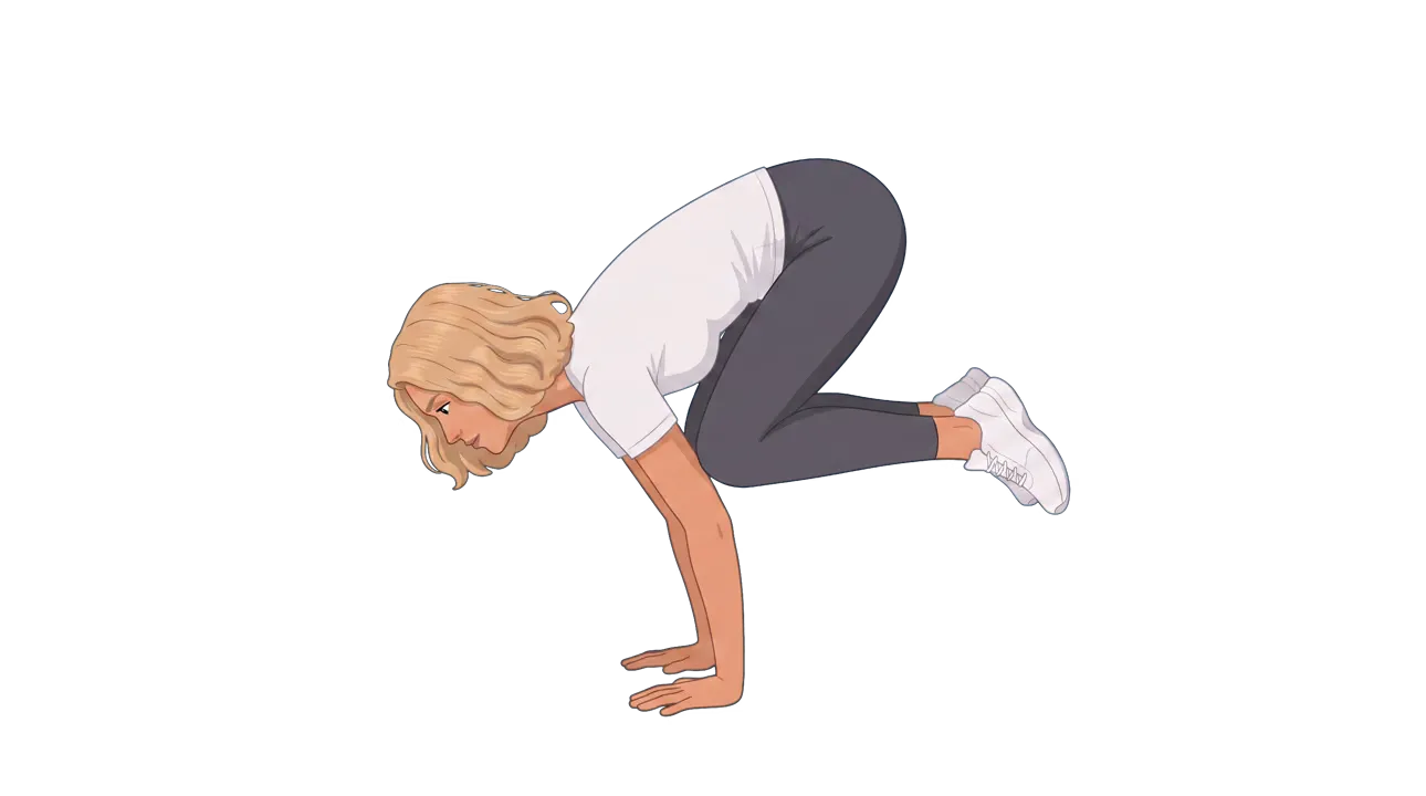 Crow Pose (Bakasana) (Cindy)