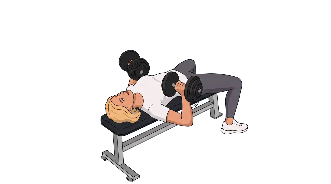 Dumbbell Bench Press (Cindy)