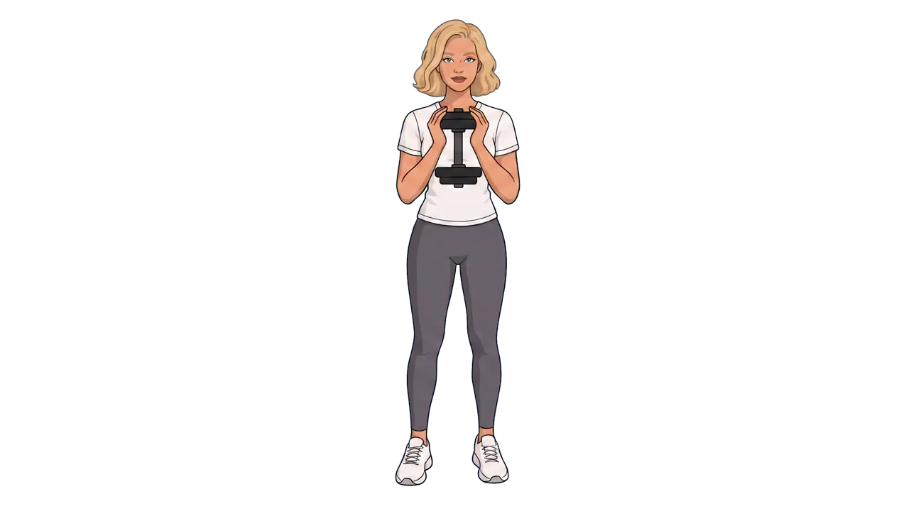 Goblet Squat (Cindy)