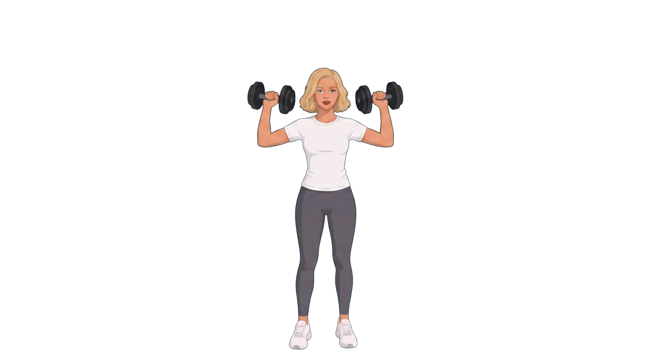 Dumbbell Push Press (Cindy)