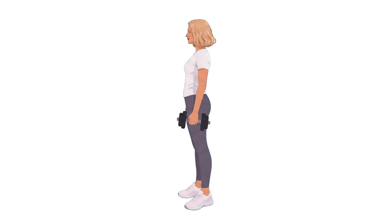 Single-Leg RDL (Dumbbell) (Cindy)