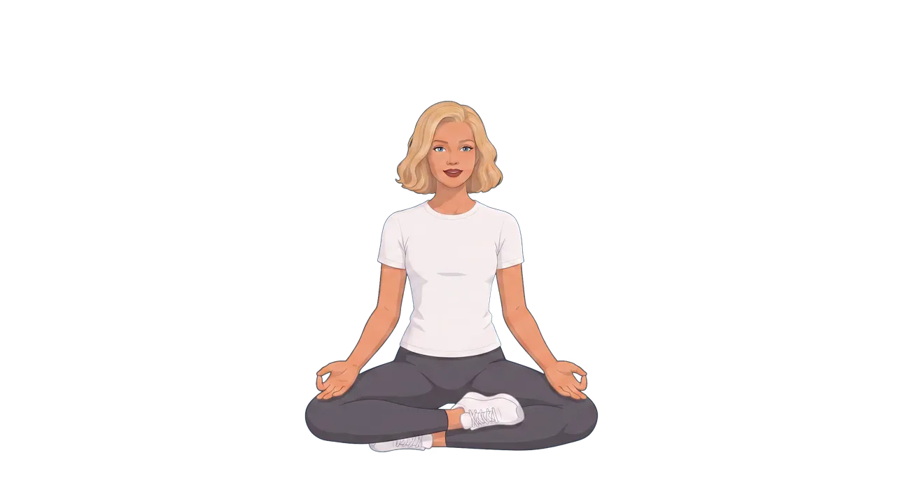 Easy Pose (Sukhasana) (Cindy)