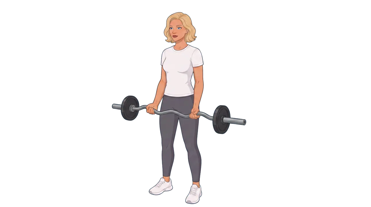 EZ Bar Curl (Cindy)
