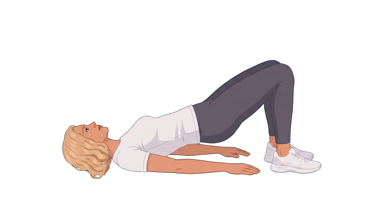 Glute Bridge March (Cindy)