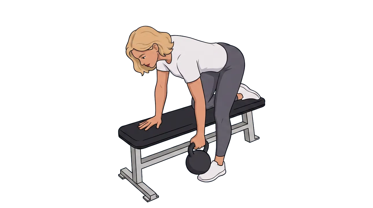 Kettlebell Row (Cindy)