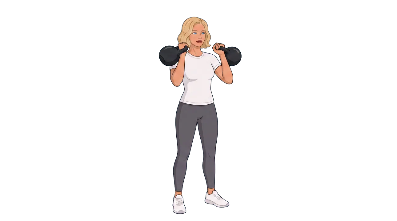 Kettlebell Front Squat (Cindy)