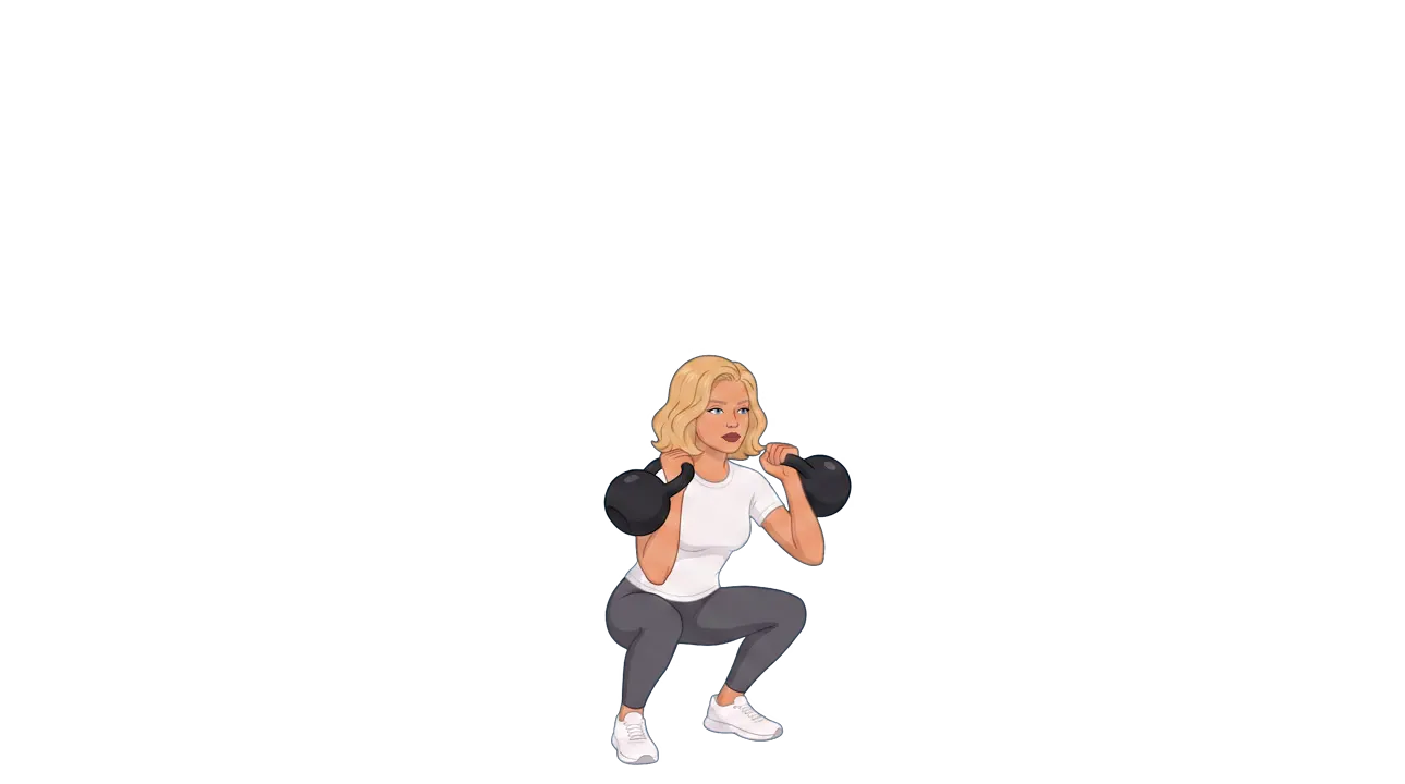 Kettlebell Thruster (Cindy)