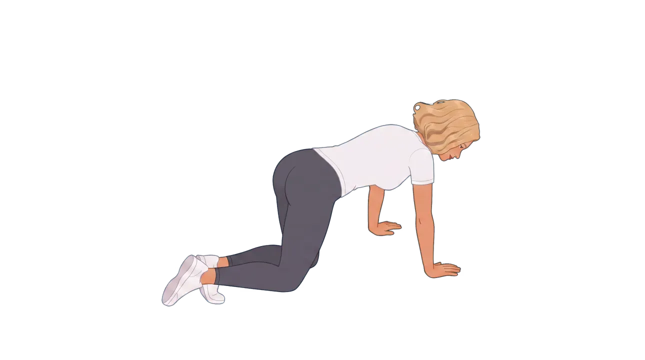 Kneeling Leg Circle (Cindy)