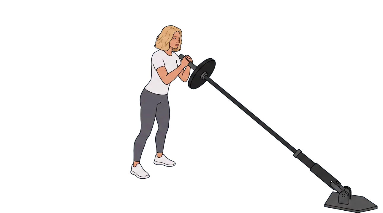 Landmine Squat (Cindy)