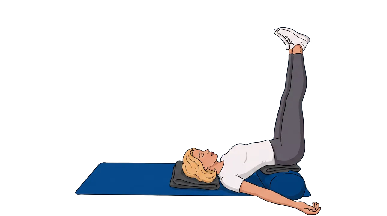 Legs Up the Wall (Viparita Karani) (Cindy)