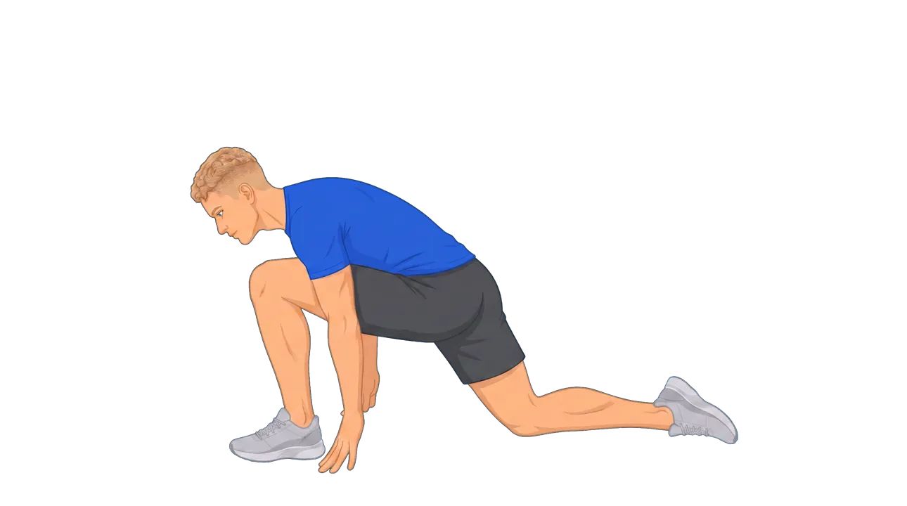 Lunge to Hamstring Stretch (Michael)