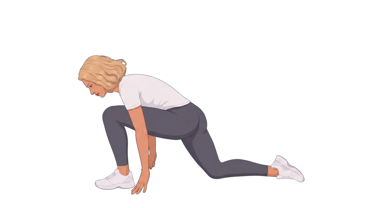 Lunge to Hamstring Stretch (Cindy)
