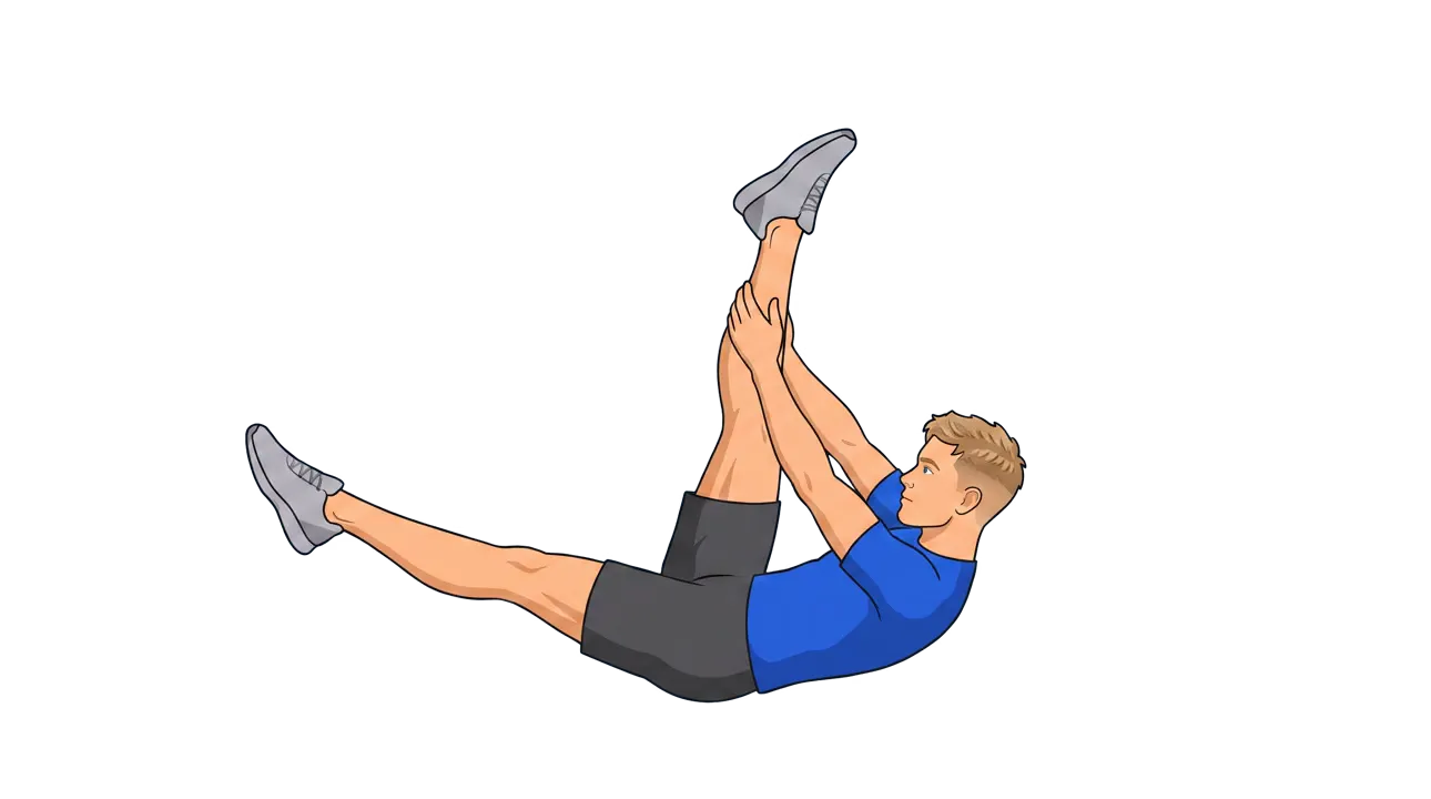 Single Straight Leg Stretch (Michael)