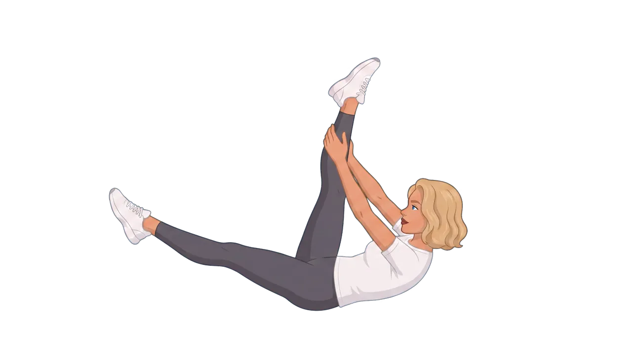 Single Straight Leg Stretch (Cindy)