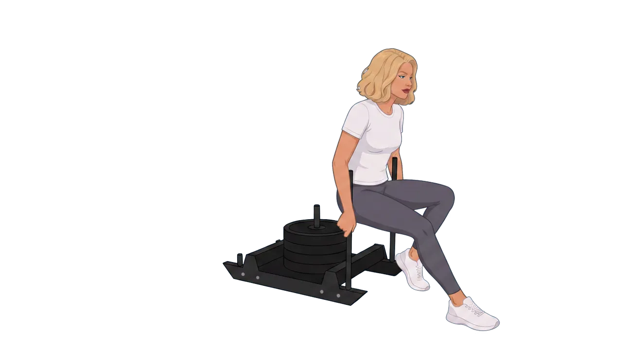 Backward Sled Push (Cindy)