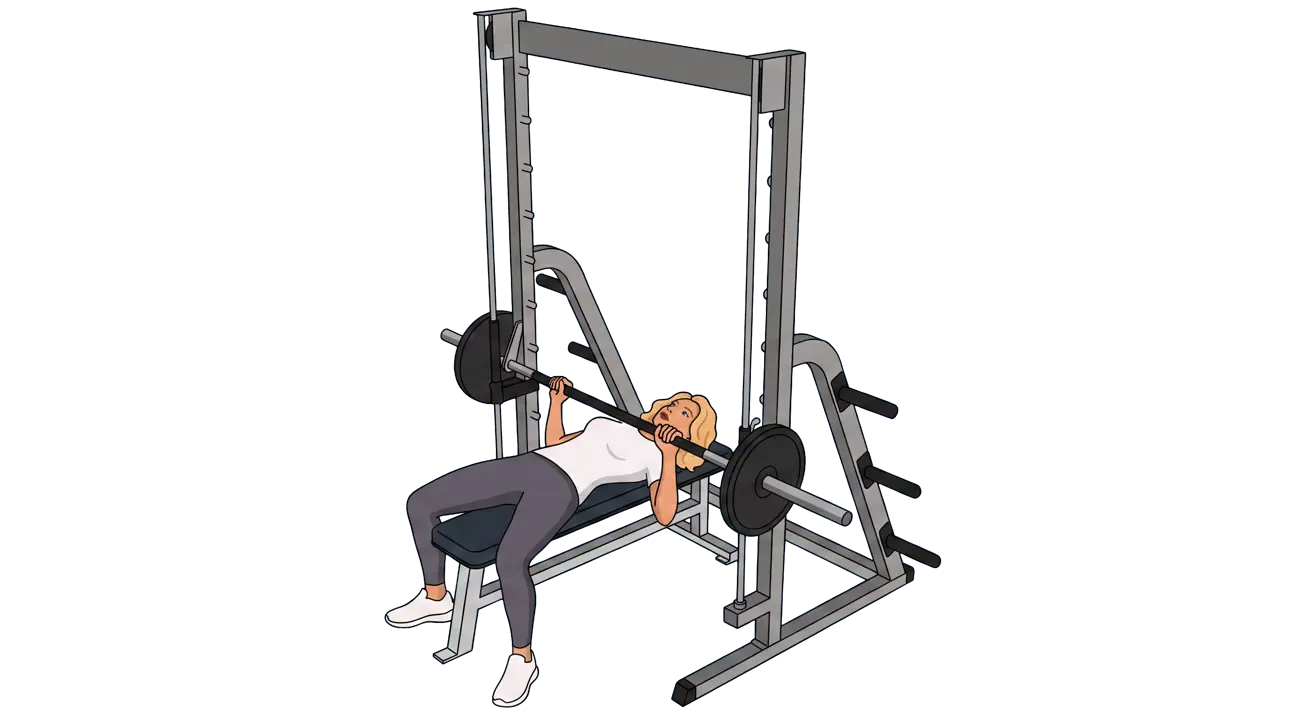 Smith Machine Bench Press (Cindy)