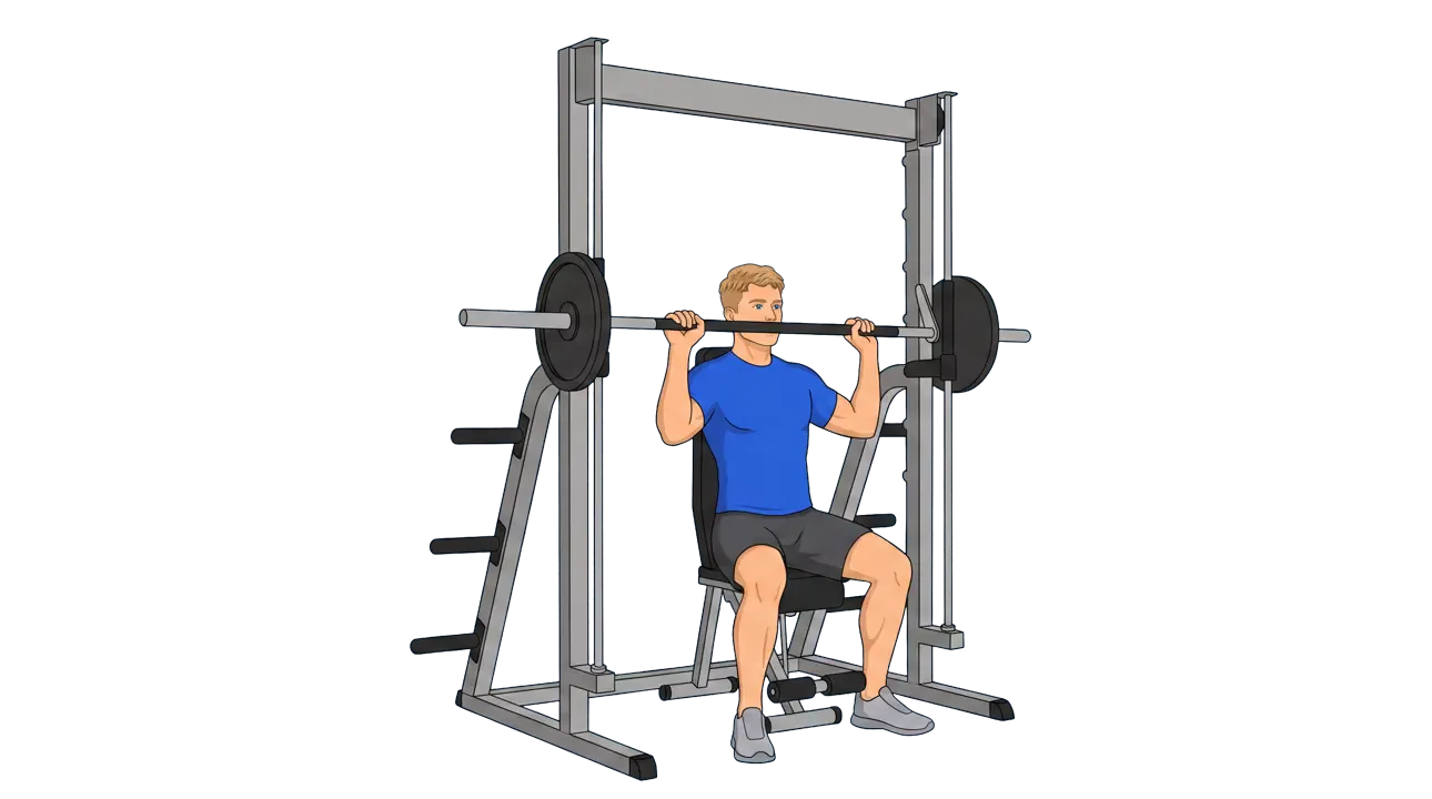 Smith Machine Shoulder Press (Michael)