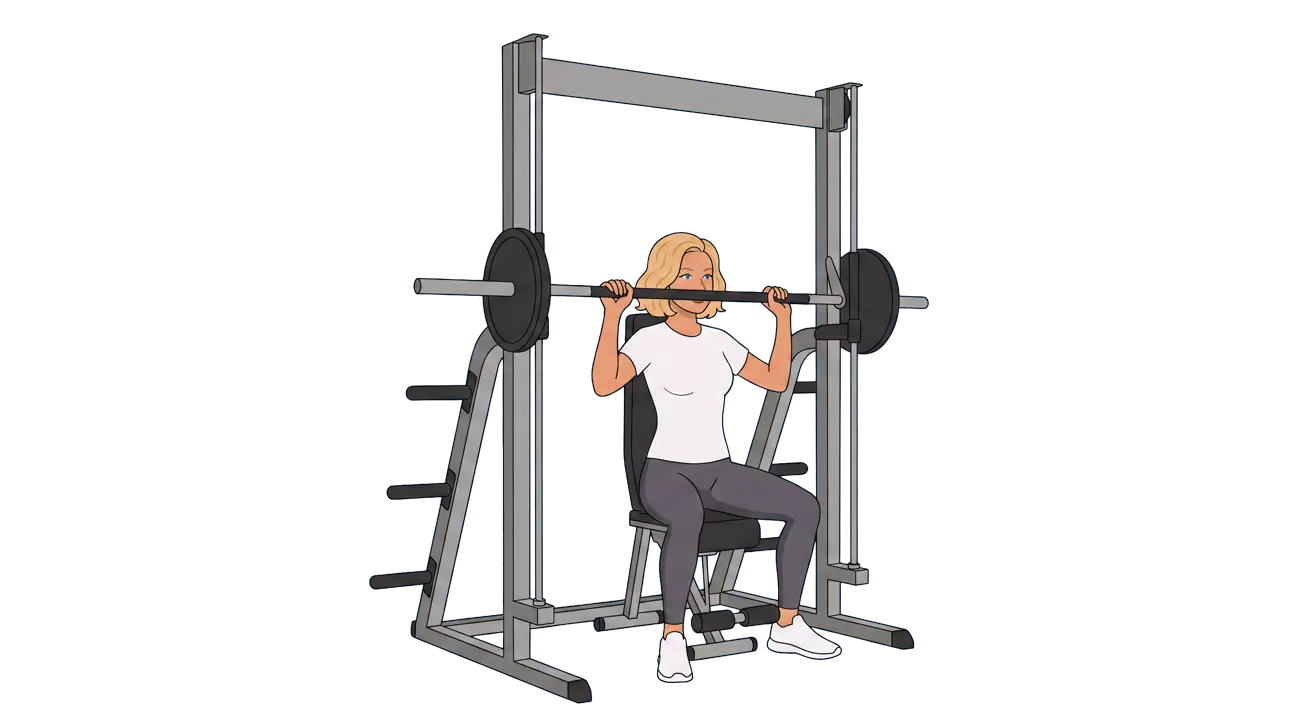 Smith Machine Shoulder Press (Cindy)