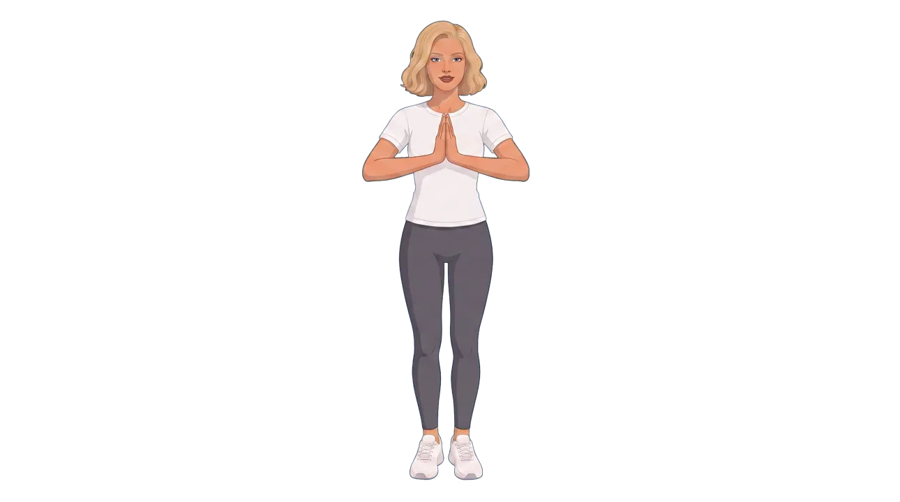 Standing Figure-Four Pose (Cindy)